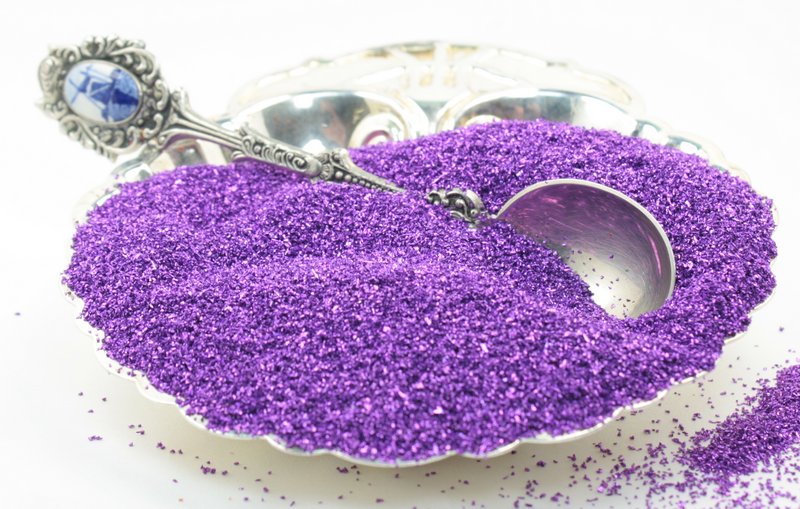 Violet German Glass Glitter
