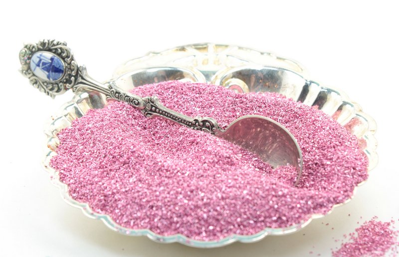 Pastel Rose German Glass Glitter