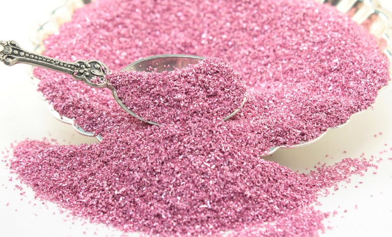 Pastel Rose German Glass Glitter