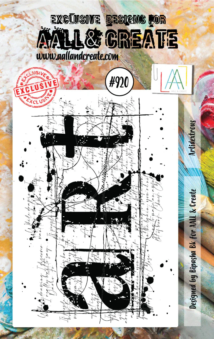 AALL & Create - A7 - Clear Stamps - 920 - Bipasha Bk - Artidextrous