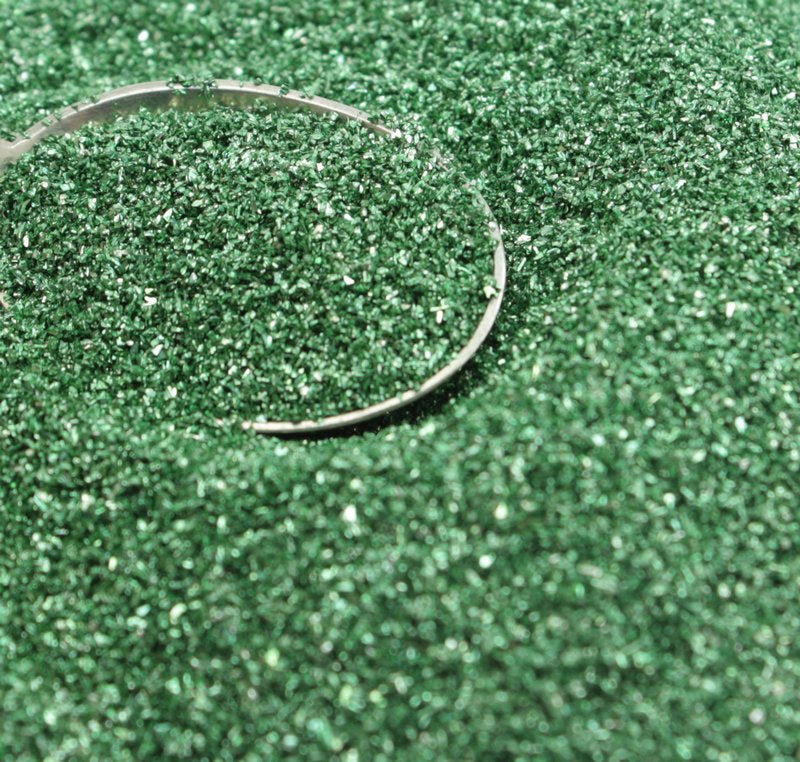 Forest Green German Glass Glitter
