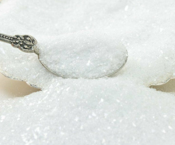 White German Glass Glitter